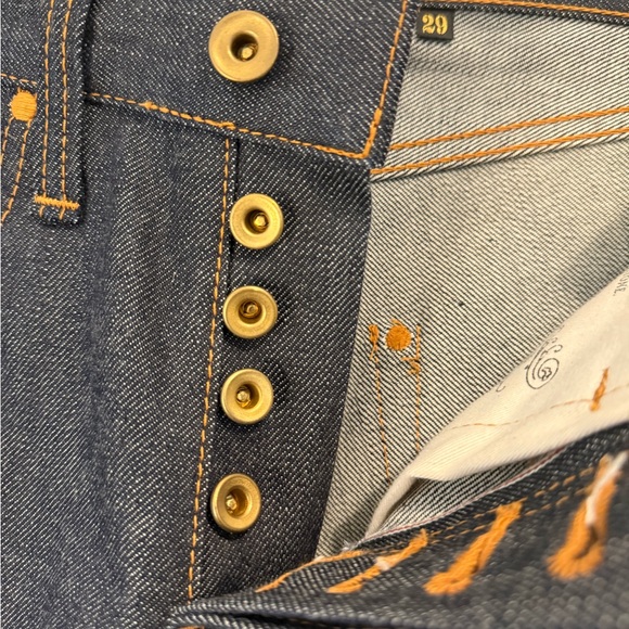 PRPS Noir “P00P01FBLD” Japanese Selvedge Jeans Made in Japan Raw Indigo Size 29 - Picture 9 of 15